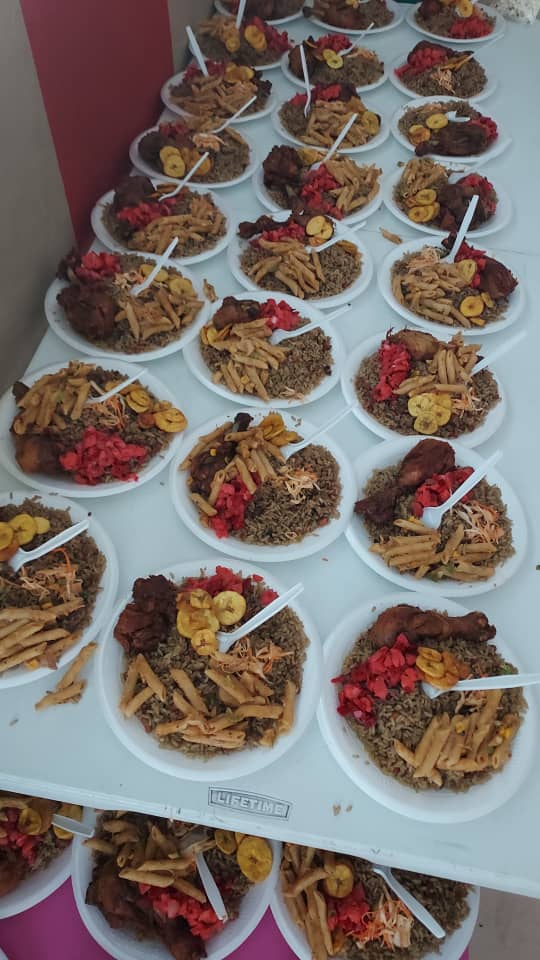 Hot meals prepared for school children at La Paix Foundation